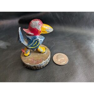 1930 Kansas Jayhawks KU Jayhawk Mascot Cast Iron Football Statue Paper Weight